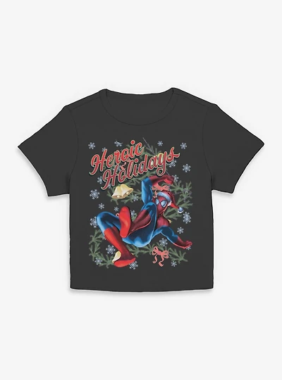 Marvel Spider-Man Vintage Heroic Holiday Women Baby T-Shirt