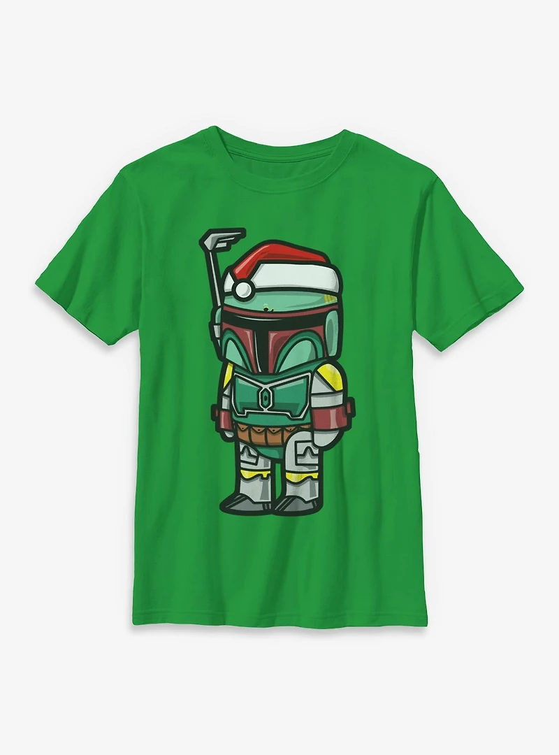 Star Wars Boba Santa Youth T-Shirt