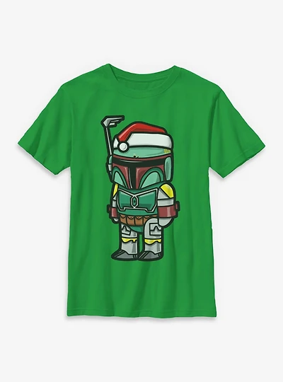 Star Wars Boba Santa Youth T-Shirt