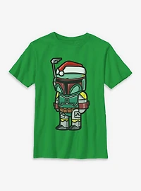 Star Wars Boba Santa Youth T-Shirt