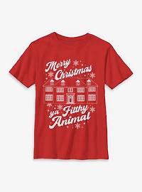 Home Alone Merry Christmas Ya Filthy Animal Youth T-Shirt