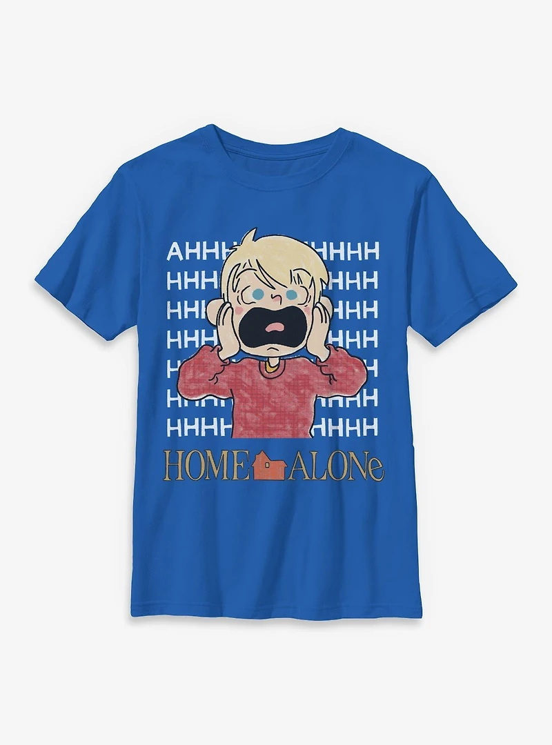 Home Alone Kevin Scream Youth T-Shirt