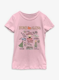 Home Alone Filthy Animal Xmas Icons Youth Girls T-Shirt