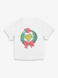 Dr. Seuss How The Grinch Stole Christmas Wreath Women Baby T-Shirt