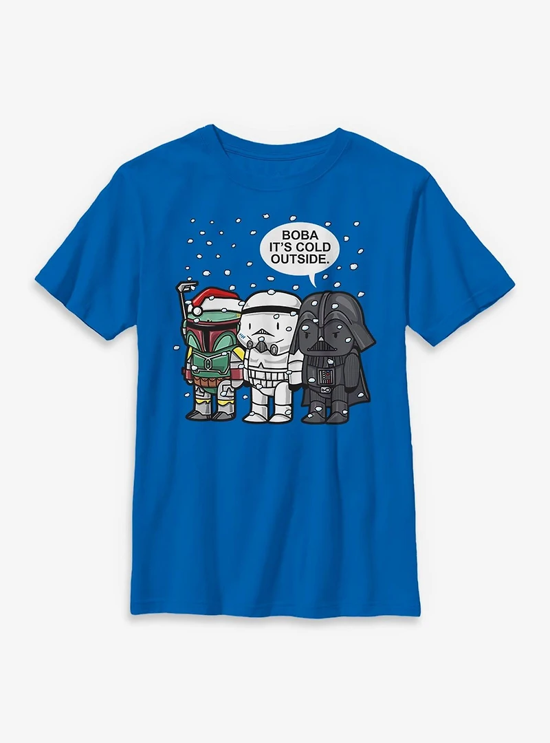 Star Wars Boba It's Cold Outside Youth T-Shirt