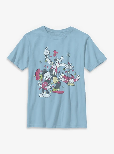 Disney Mickey Mouse & Friends Tangled Lights Youth T-Shirt