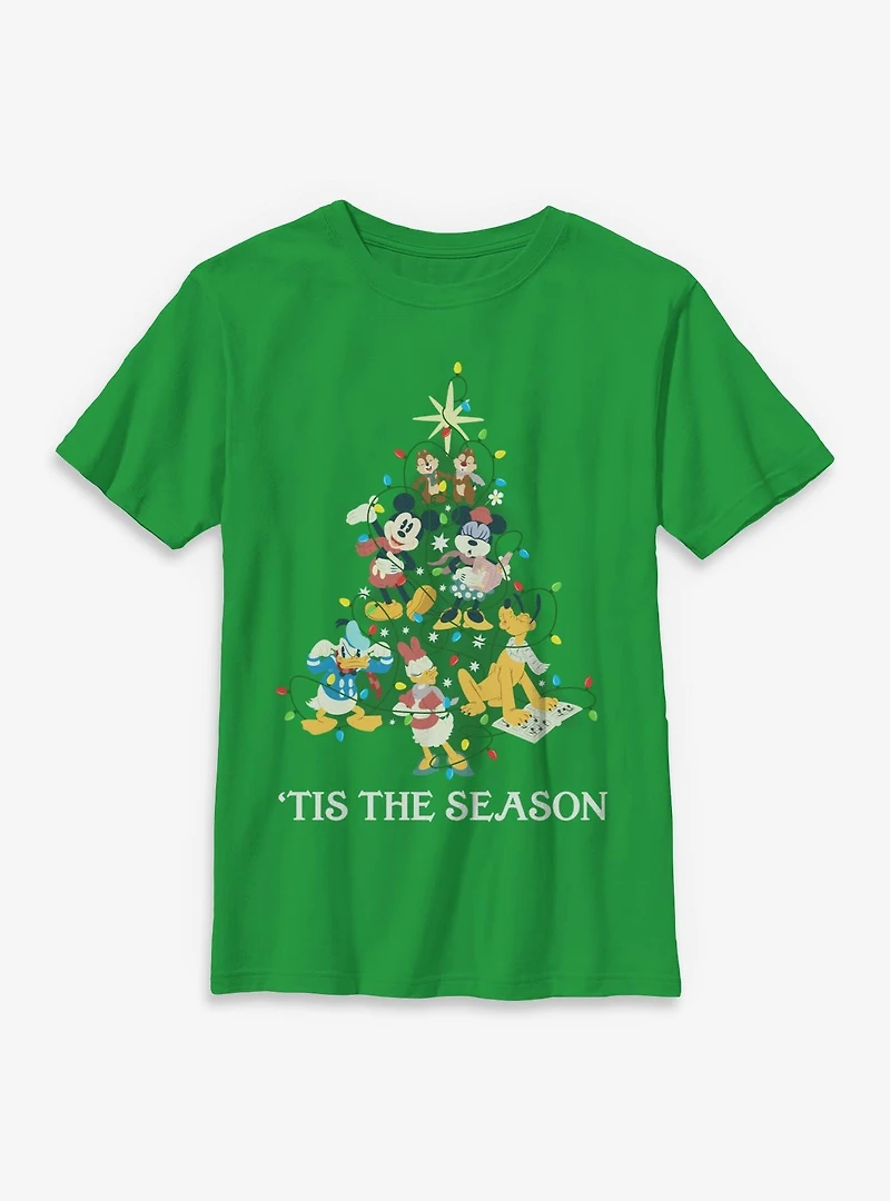 Disney Mickey Mouse & Friends Tis The Season Youth T-Shirt