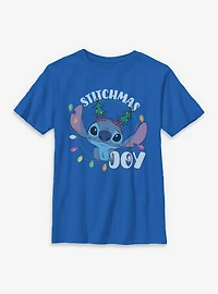 Disney Lilo & Stitch Stitchmas Joy Youth T-Shirt