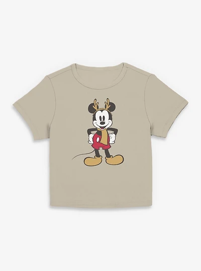 Disney Mickey Mouse Festive Reindeer Women Baby T-Shirt