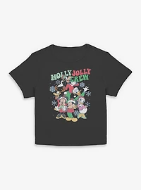 Disney Mickey Mouse & Friends Holly Jolly Crew Women Baby T-Shirt
