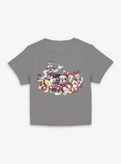 Disney Mickey Mouse & Friends Xmas Group  Women Baby T-Shirt