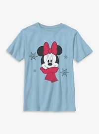 Disney Minnie Mouse Cozy Christmas Youth T-Shirt