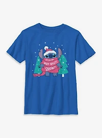 Disney Lilo & Stitch Who Wants Snow Youth T-Shirt