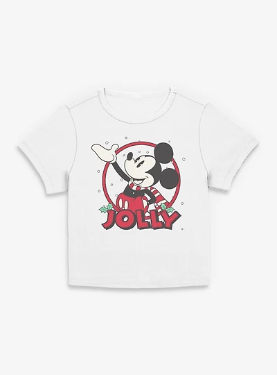 Disney Mickey Mouse Jolly Circle Icon Women Baby T-Shirt