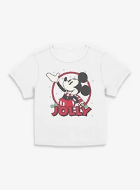 Disney Mickey Mouse Jolly Circle Icon Women Baby T-Shirt