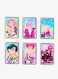 KPop Demon Hunters Saja Boys Photo Card Blind Box Enamel Pin - BoxLunch Exclusive