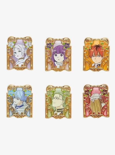 Frieren: Beyond Journey's End Character Stained Glass Portrait Enamel Pin - BoxLunch Exclusive