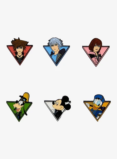 Disney Kingdom Hearts Characters Blind Box Enamel Pin - BoxLunch Exclusive
