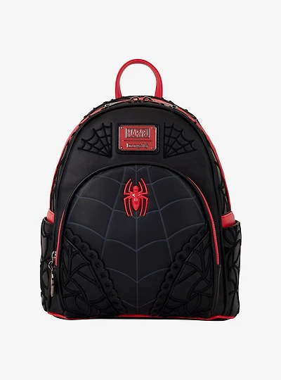 Loungefly Marvel Spider-Man Black Webs Mini Backpack