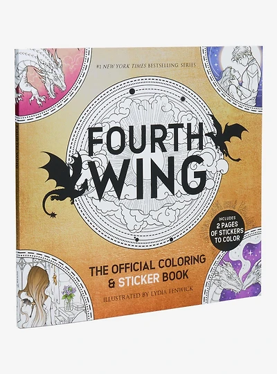Fourth Wing Official Coloring & Sticker Book