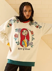 Disney The Nightmare Before Christmas Sally Queen of Scream Crewneck — BoxLunch Exclusive