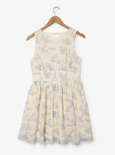 Disney The Aristocats Allover Print Chiffon Dress — BoxLunch Exclusive