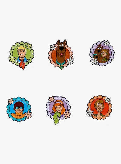 Scooby-Doo! Character Floral Blind Box Enamel Pin - BoxLunch Exclusive