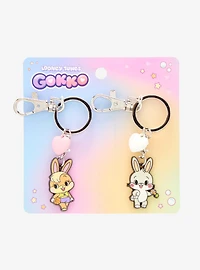 Looney Tunes Gokko Bugs Bunny & Lola Keychain Set — BoxLunch Exclusive