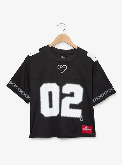 Disney Kingdom Hearts Sora Women's Plus Cropped Football Jersey - BoxLunch Exclusive