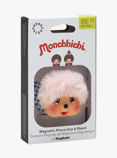 PopSockets Monchhichi Pink Fuzzy Megneic Phone Grip