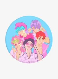 PopSocket PopTop KPop Demon Hunters Saja Boys Adhesive Phone Grip