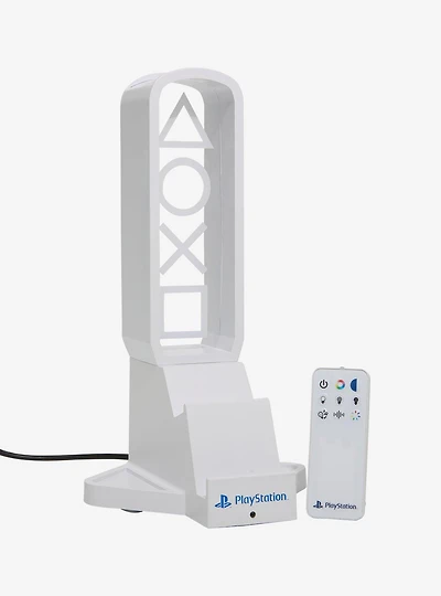Paladone PlayStation Logo Lumistand Pro 3-in-1 Charging & Tech Accessory Stand with Light