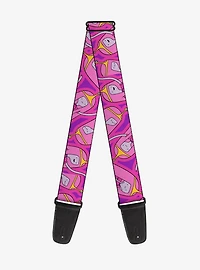 Adventure Time Princess Bubblegum Poses Collage Guitar Strap
