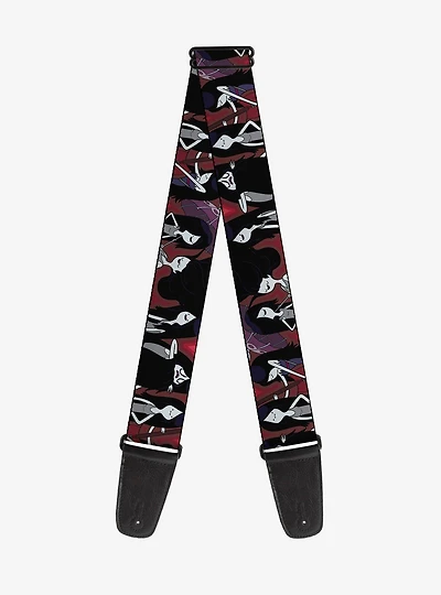 Adventure Time Marceline Poses Collage Guitar Strap