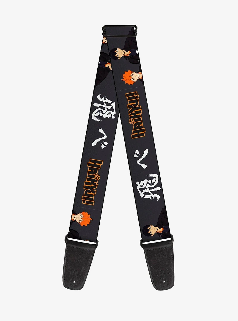 Haikyu!! Hinata and Kageyama Pose and Title Guitar Strap