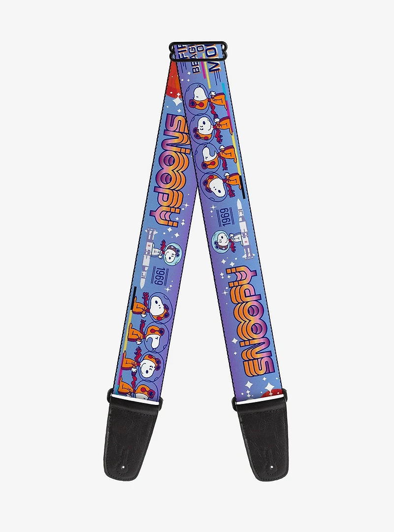 Peanuts Astronaut Snoopy Launch Poses Guitar Strap