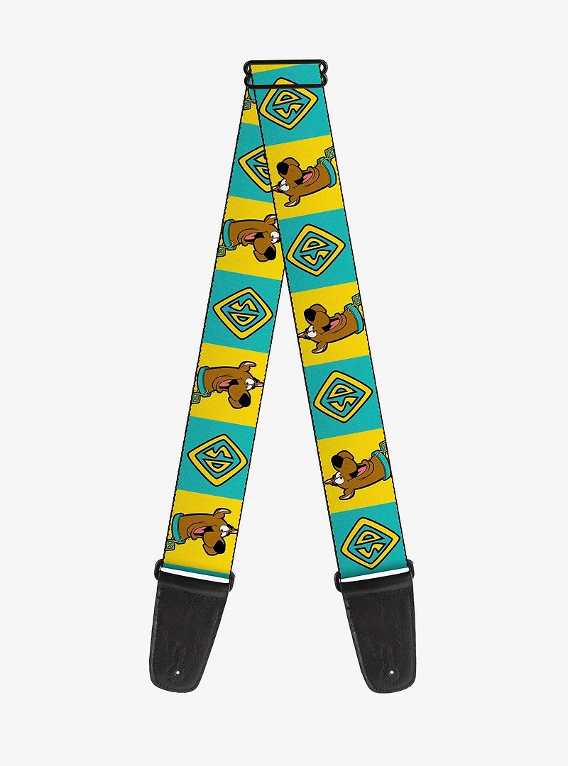 Scooby-Doo! Pose and Dog Tag Blocks Guitar Strap