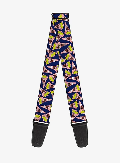 SpongeBob SquarePants Patrick Starfish Pose Scattered Guitar Strap