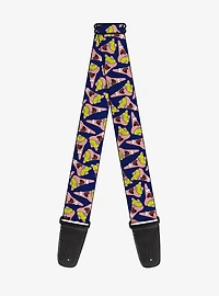 SpongeBob SquarePants Patrick Starfish Pose Scattered Guitar Strap