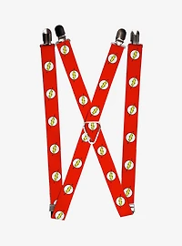 DC Comics The Flash Logo Suspenders