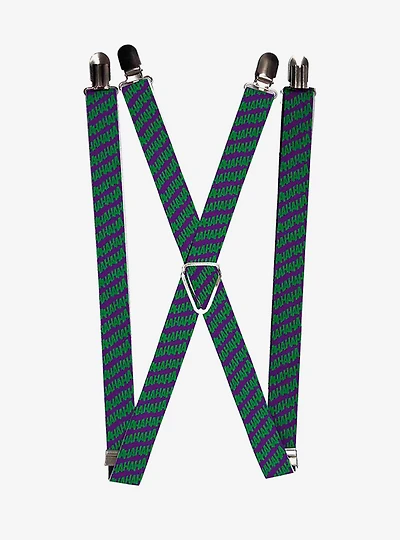 DC Comics The Joker Ha Ha Ha Suspenders