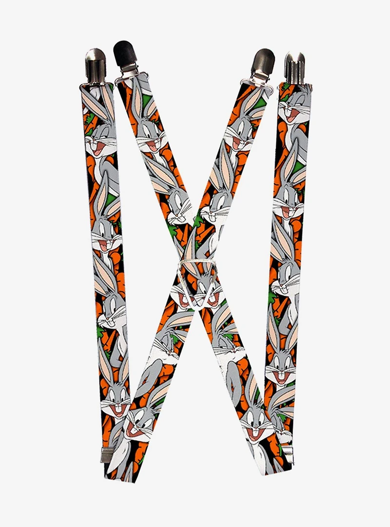 Looney Tunes Bugs Bunny Expressions Carrots Suspenders
