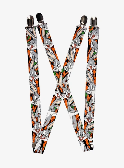 Looney Tunes Bugs Bunny Expressions Carrots Suspenders