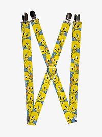 Looney Tunes Tweety Bird Poses Suspenders