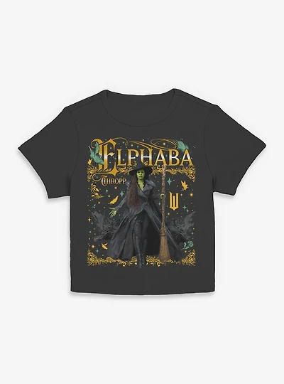 Wicked: For Good Elphaba Thropp Ornate Portrait Womens Baby T-Shirt BoxLunch Exclusive