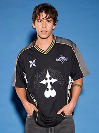 Disney Kingdom Hearts Dark Roxas Football Jersey - BoxLunch Exclusive