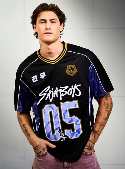 KPop Demon Hunters Saja Boys Jinu Football Jersey - BoxLunch Exclusive