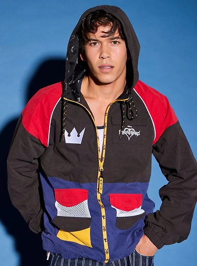Disney Kingdom Hearts Keyblade Colorblock Windbreaker - BoxLunch Exclusive