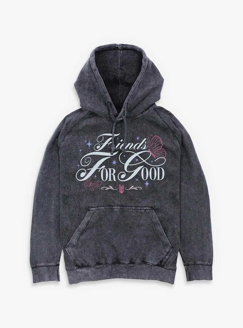 Wicked: For Good Glinda Be Kind Mineral Wash Hoodie BoxLunch Exclusive
