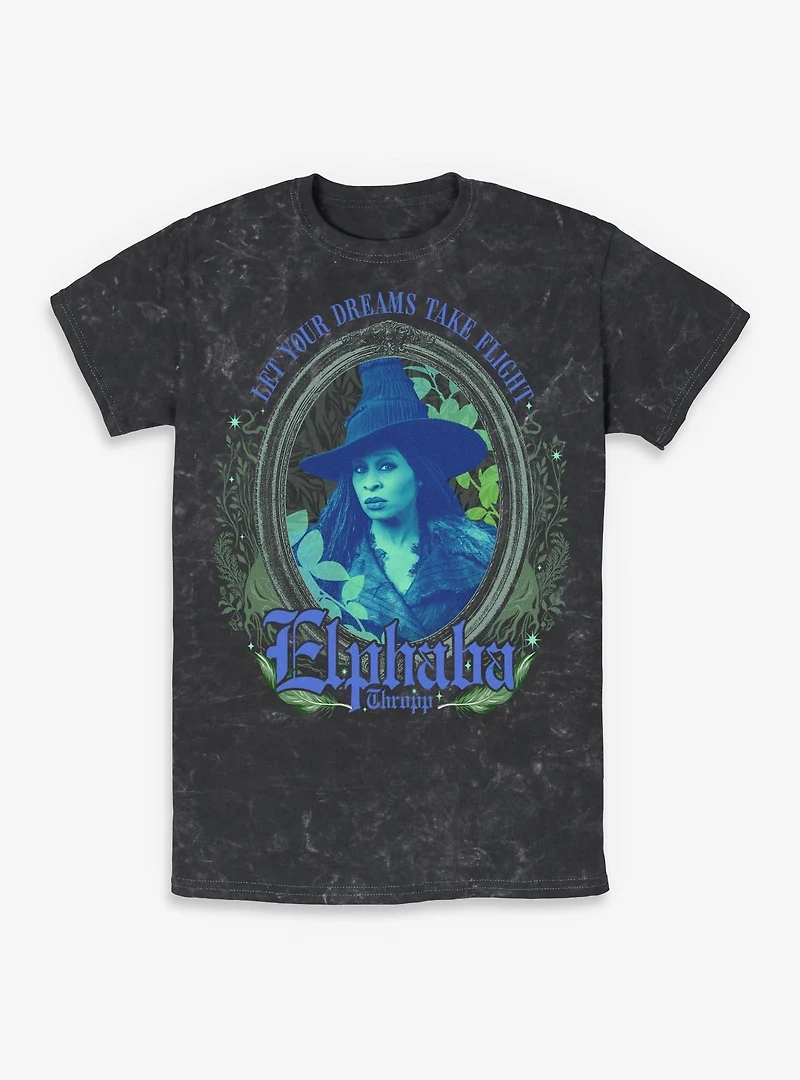 Wicked: For Good Elphaba Dreams Take Flight Mineral Wash T-Shirt BoxLunch Exclusive
